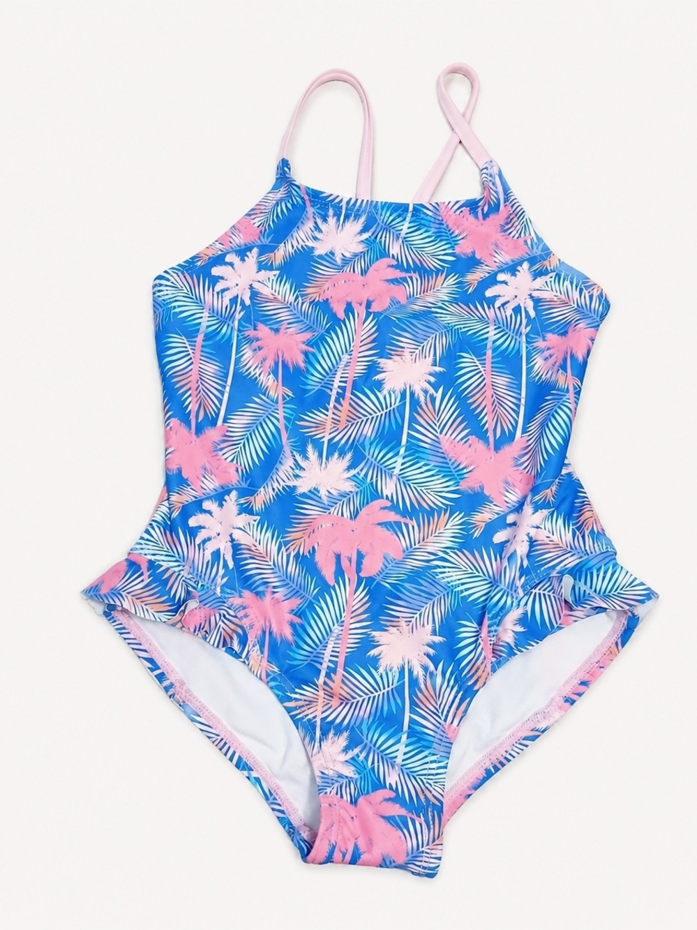 Shelloha Girls Tropical One-Piece Swimsuit – Size 6 Summer Vacation Beach NWOT
